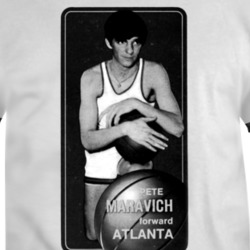 Pistol Pete Maravich Basketball Retro Legend Fan T Shirt 35079895