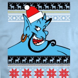 Ugly Sweater Aladdin Genie Christmas Funny Parody Fan Gift T Shirt 35131098