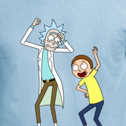 Rick And Morty Cartoon Sci Fi Tv Dancing Funny Parody Fan T Shirt 35196186