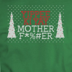 Die Hard Parody Christmas Sweater Style Funny Movie Parody T Shirt 35210180