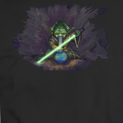 Yoda Stoned Bong Cannabis Weed Funny Star Wars Fan T Shirt 35284589