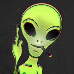 Weed Alien Funny Cannabis Smoke T Shirt 35284712
