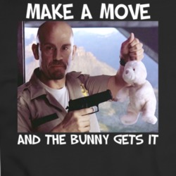 The Bunny Gets It Con Air Quote Funny Parody Movie Fan T Shirt 35289790