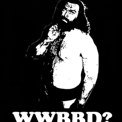 Bruiser Brody what would Bruiser Brody do WWBD T Shirt 35360