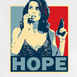 Hope Williams DOOL hope obama t shirt 35701