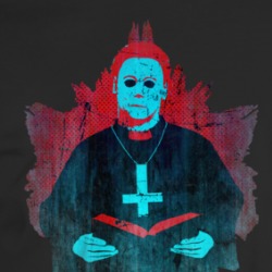 Michael Myers Priest Parody Halloween T Shirt 36037710