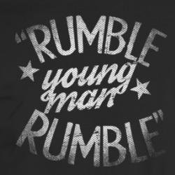 Rumble Young Man Rumble Boxing Fan T Shirt 36043084