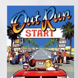 Outrun 80s Arcade Gamer Racing Fan T Shirt 36046969