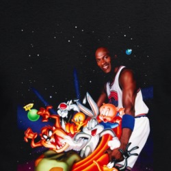 Space Jam Jordon Cartoon Movie 90s T Shirt T Shirt 36079094