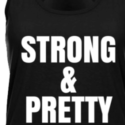 Strong & Pretty Gym Wear Gear Workout Tanktop 36484882