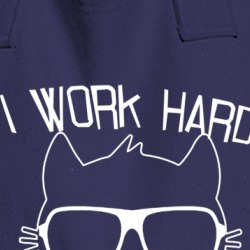 I Work Hard For My Cat Lovers Funny Pet Totebag 36502349