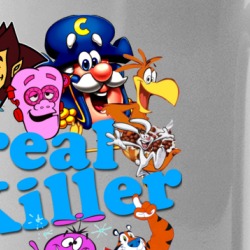 Cereal Killer Funny Breakfast Characters Fan Mug 36545193