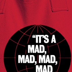 Its A Mad Mad Mad Mad World Classic Movies Fan Parody Poster Totebag 36545400