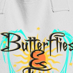 Butterflies & Fire Moth To A Flame Love Peace Totebag 36554076