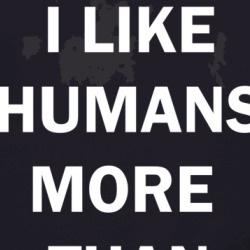 I Like Humans More Than Dogs Funny Canine One Piece Dog Tank 36556987
