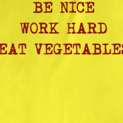 Be Nice Work Hard Eat Vegetables Vegan Health T Shirt 36564172