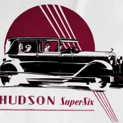 Hudson Super Six Vintage Ad Automobile Coach Car T Shirt 36566519
