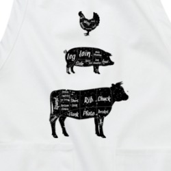 Eat Meat Animal Parts Food Apron 36571131