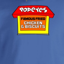 Popeyes Chicken & Biscuit Restaurant Love Fan Hoodie 36574209