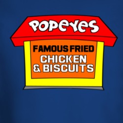 Popeyes Chicken & Biscuit Restaurant Love Fan Long Sleeve 36574211