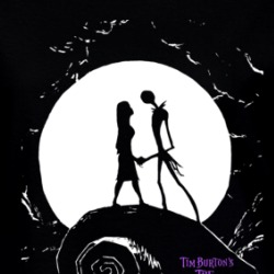 Nightmare Before Christmas Tim Burton Movie Classic Ladies T Shirt 36582035