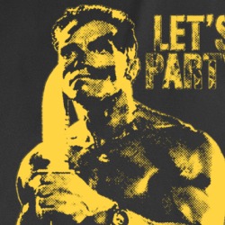 Let's Party Arnold Schwarzenegger Commando Movie 80s Fan T Shirt 36585135