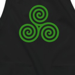 Celtic Spiral Knot Irish Eternal Life Symbol Apron 36587915