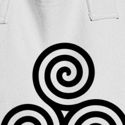 Celtic Spiral Knot Trinity Eternal Life Symbol Totebag 36587994