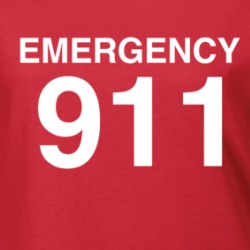 Emergency 911 Police Fire Ambulance First Responder Ladies T Shirt 36590564