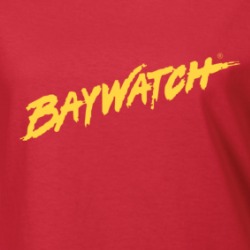 Baywatch Tv Beach L A Cali Lifeguard Ladies T Shirt 36591138