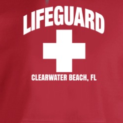 Lifeguard Clearwater Beach Florida Usa Hoodie 36591478