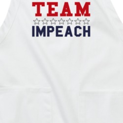 Team Impeach Liberal Democrat Usa American Politics Support Apron 36641072