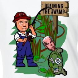 Trump Draining The Swamp Biden Usa Politics Support Ladies T Shirt 36641692