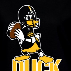 Duck Hodges Pittsburgh Football Sports Fan Exclusive Ladies T Shirt 37039873
