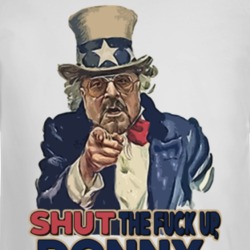Shut The F Up Donny Funny Big Lebowski Donald Trump Parody Usa Uncle Sam Long Sleeve 37100908