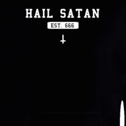 Hail Satan Est 666 Trending Parody Devil Hoodie 37110541