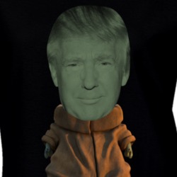 President Donald Trump Baby Yoda Parody Usa Republican Ladies T Shirt 37112200