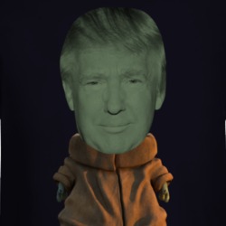 President Donald Trump Baby Yoda Parody Usa Republican Long Sleeve 37112202