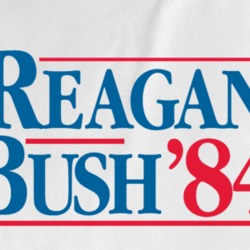 Reagan Bush 84 Usa President Election Sign T Shirt 37112560