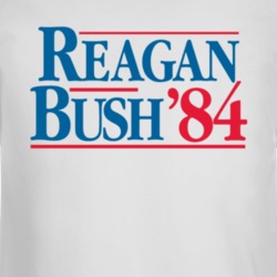 Reagan Bush 84 Usa President Election Sign Long Sleeve 37112567