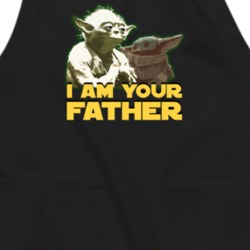 I Am Your Father Baby Yoda Kid Child Star Wars Fan Parody Apron 37119818