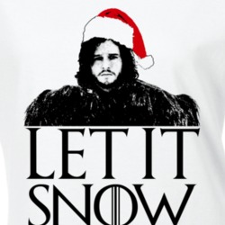 Let It Snow Jon Funny Parody Got Fan Christmas White Ladies T Shirt 37120474