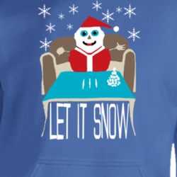 Let It Snow Cocaine Christmas Parody Walmart Hoodie 37120610