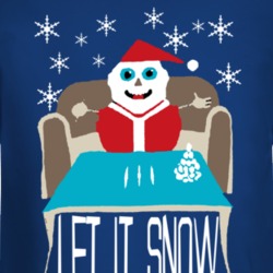 Let It Snow Cocaine Christmas Parody Walmart Long Sleeve 37120611