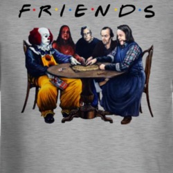 Stephen King Friends Funny Horror Fan Parody Long Sleeve 37146684