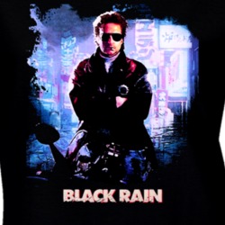Black Rain Michael Douglas Movie Japan Fan Ladies T Shirt 37146805