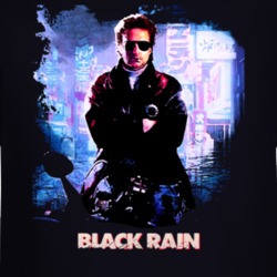 Black Rain Michael Douglas Movie Japan Fan Long Sleeve 37146806