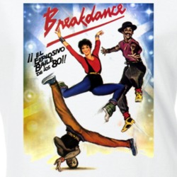 Breakdance Spanish Poster Movie Retro Hip Hop Fan Ladies T Shirt 37146808