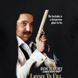Ron Jeremy Licence Fo Fill Funny Parody T Shirt 37147677
