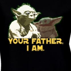 Your Father, I Am Yoda Star Wars Baby Parody Fan Ladies T Shirt 37147834